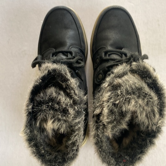 Cliffs Black Lace Up Booties with Side Zippers Size 8.5  Women’s - Picture 6 of 7